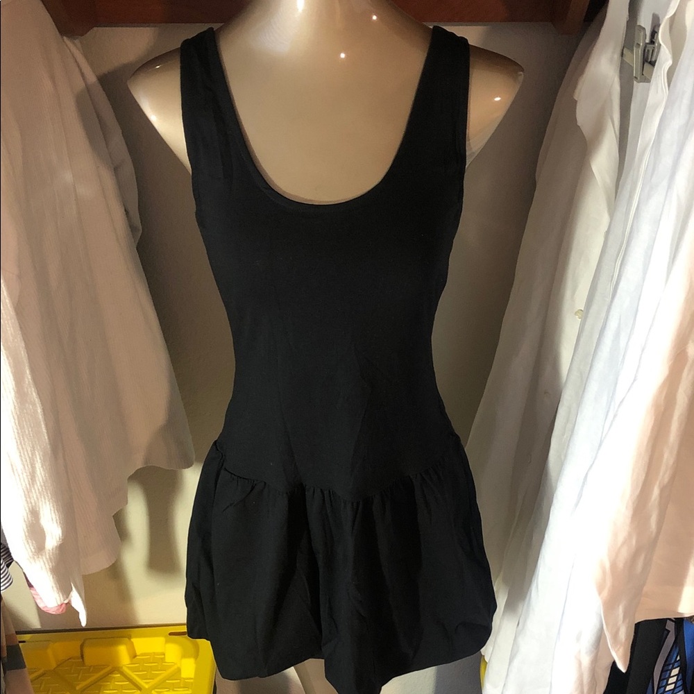 Riley & James Black Sleeveless Mini Dress